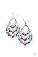 Paparazzi Break Out In Tiers Multi Earring - The Jewelry Box Collection 
