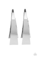 Paparazzi Underestimated Edge - Silver Earring