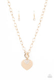 Paparazzi Heart-Stopping Sparkle - Gold Necklace