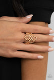 Paparazzi Ring Regal Roundabout - Gold