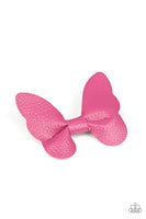Paparazzi Butterfly Oasis - Pink Hair Clip
