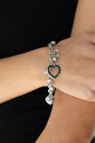 Paparazzi Bracelets Beautifully Big-Hearted - Green