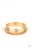 Paparazzi Bracelets A Piece of The Action - Gold