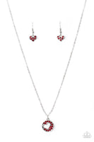 Paparazzi Bare Your Heart - Red Necklace