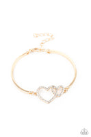 Paparazzi Bracelet Cupid is Calling - Gold