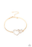 Paparazzi Bracelet Cupid is Calling - Gold