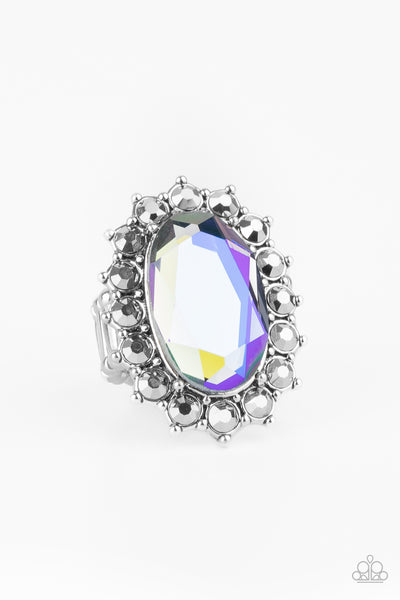 Paparazzi Bling Of All Bling - iridescent Blue Ring
