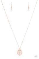 Paparazzi A Dream is a Wish Your Heart Makes - Rose Gold Necklace