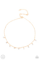 Paparazzi Dainty Diva - Gold Choker Necklace