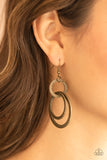 Paparazzi Distractingly Dizzy - Brass Earring