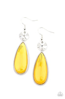 Paparazzi Earrings Jaw-Dropping Drama - Yellow