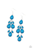 Paparazzi Earrings Superstar Social - Blue