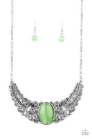 Paparazzi Celestial Eden - Green Necklace