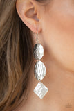 Paparazzi Earrings Mixed Movement - Silver