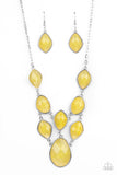 Paparazzi Opulently Oracle - Yellow Necklace