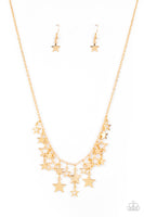 Paparazzi Stellar Stardom - Gold Necklace