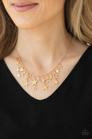 Paparazzi Stellar Stardom - Gold Necklace