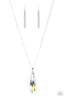 Paparazzi Rival-Worthy Refinement - Yellow Iridescent Necklace