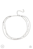 Paparazzi Subtly Stunning - Silver Necklace