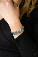 Paparazzi Rustic Heartthrob - Silver Bracelet