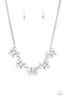 Paparazzi HEIRESS of Them All - White Necklace EMP Exclusive