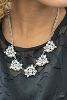 Paparazzi HEIRESS of Them All - White Necklace EMP Exclusive