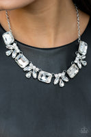 Paparazzi Long Live Sparkle - White Necklace EMP Exclusive