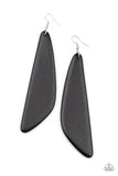 Paparazzi Scuba Dream - Black Earring