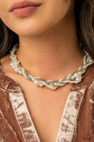 Paparazzi Royal Reminiscence - White Pearl Necklace
