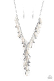Paparazzi Dripping With DIVA-ttitude - White Pearl Necklace