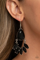 Paparazzi POWERHOUSE Call - Black Earring