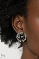 Paparazzi Dazzling Definition - Black Earrings