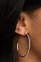 Paparazzi By Popular Vote - Gold Hoop Earrings