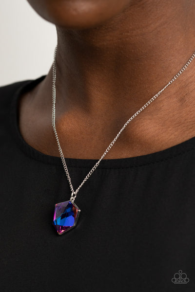 Papa Stellar Serenity - Purple Necklace