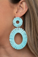 Paparazzi Foxy Flamenco - Blue Earring