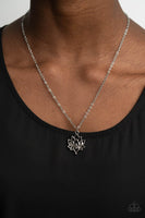 Paparazzi Lotus Retreat - Silver Necklace