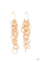 Paparazzi Long Live The Rebels - Gold Earrings