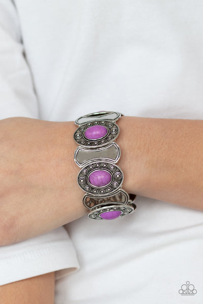 Paparazzi Desert Relic - Purple Bracelet