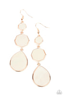 Paparazzi Progressively Posh - Rose Gold Earrings