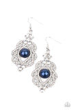 Paparazzi Rhinestone Renaissance - Blue Earring