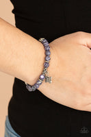Paparazzi Butterfly Wishes - Purple Bracelet