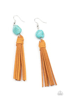 Paparazzi All-Natural Allure - Blue Earrings