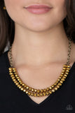 Paparazzi May The FIERCE Be With You - Brass Necklace