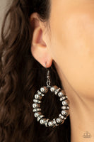 Paparazzi Cosmic Halo - Black Earring