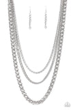 Paparazzi Chain of Champions - Silver Necklace