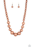 Paparazzi Living Up To Reputation - Copper Necklace