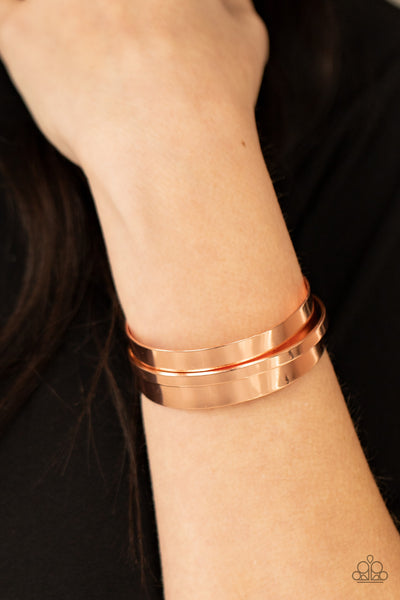 Paparazzi A HAUTE Number - Copper Bracelet