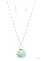 Paparazzi Tidal Tease - Green Necklace