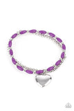 Paparazzi Candy Gram - Purple Bracelet