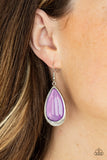 Paparazzi A World To SEER - Purple Earrings